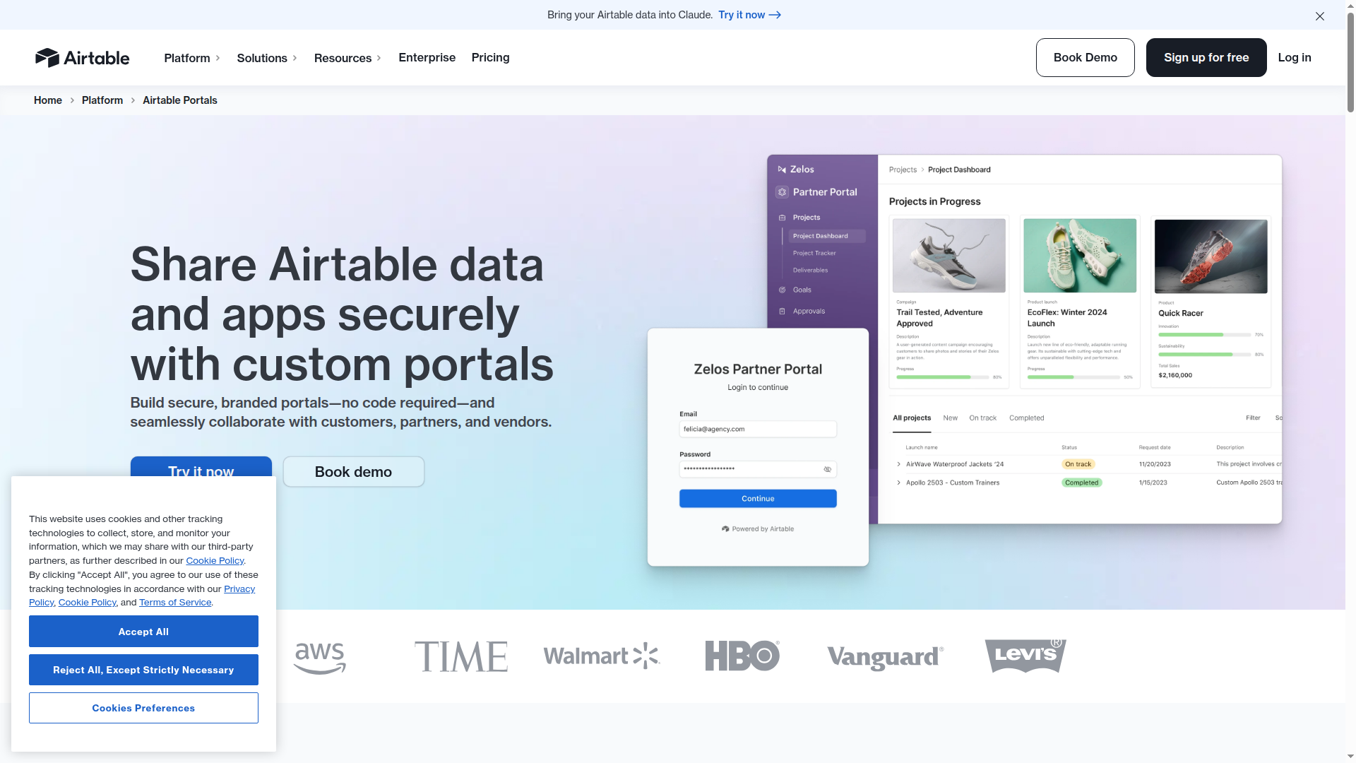 Airtable screenshot