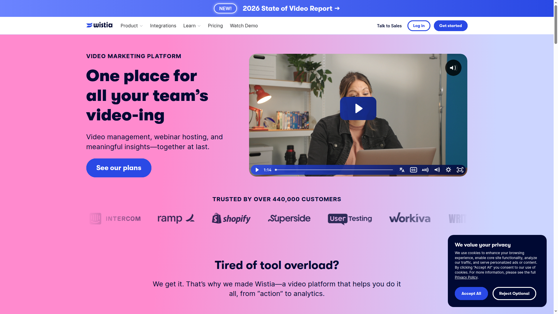 Wistia screenshot